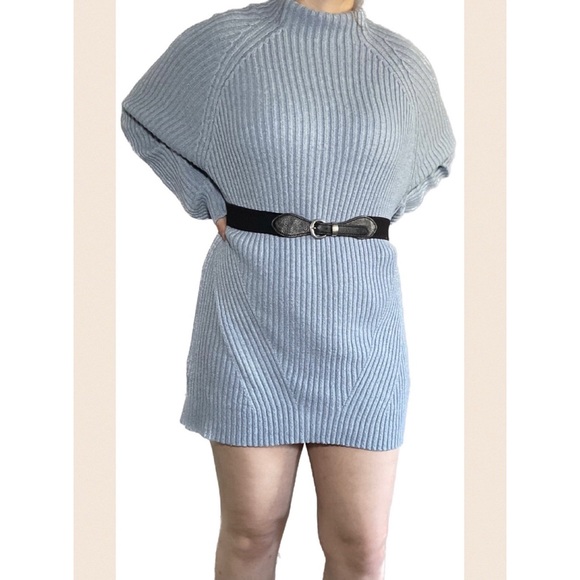 Baby Blue Turtleneck Sweater, worn only a few times - Picture 2 of 6